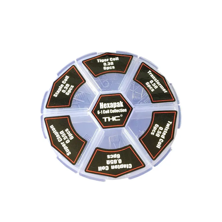 Thunderhead Hexapack 6-in-1 coil premade 36 pezzi miste
