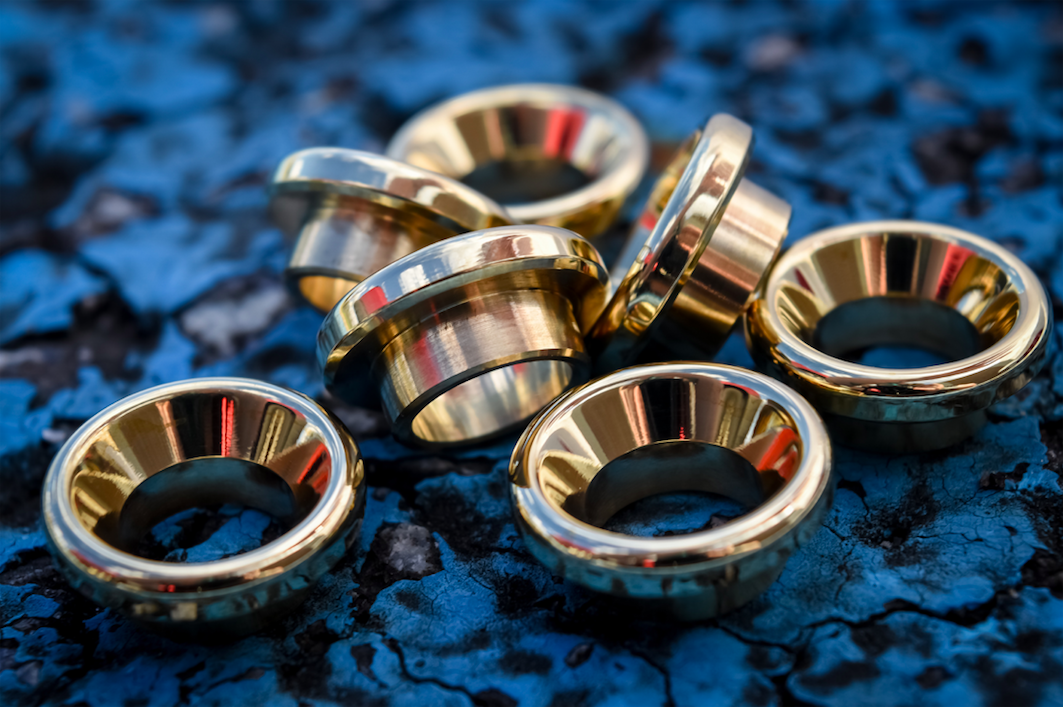 Comp Lyfe Mini drip tip ottone wide bore low profile
