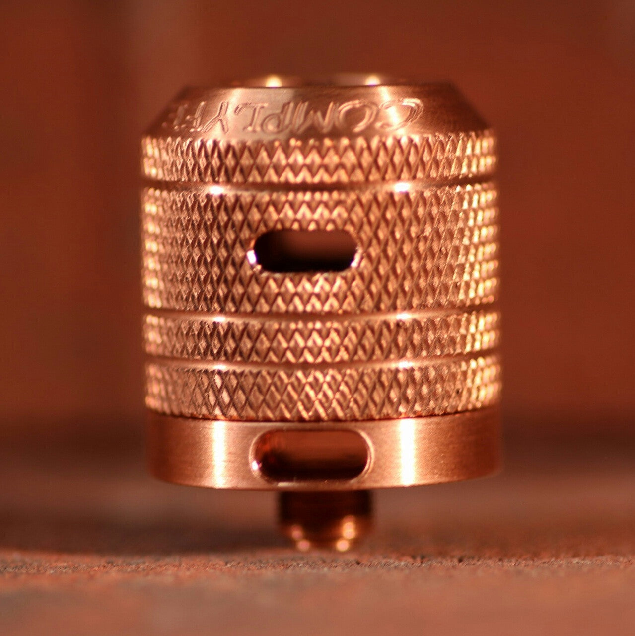 Comp Lyfe Mini Cap 24 cap 24mm Gold Plated Knurled