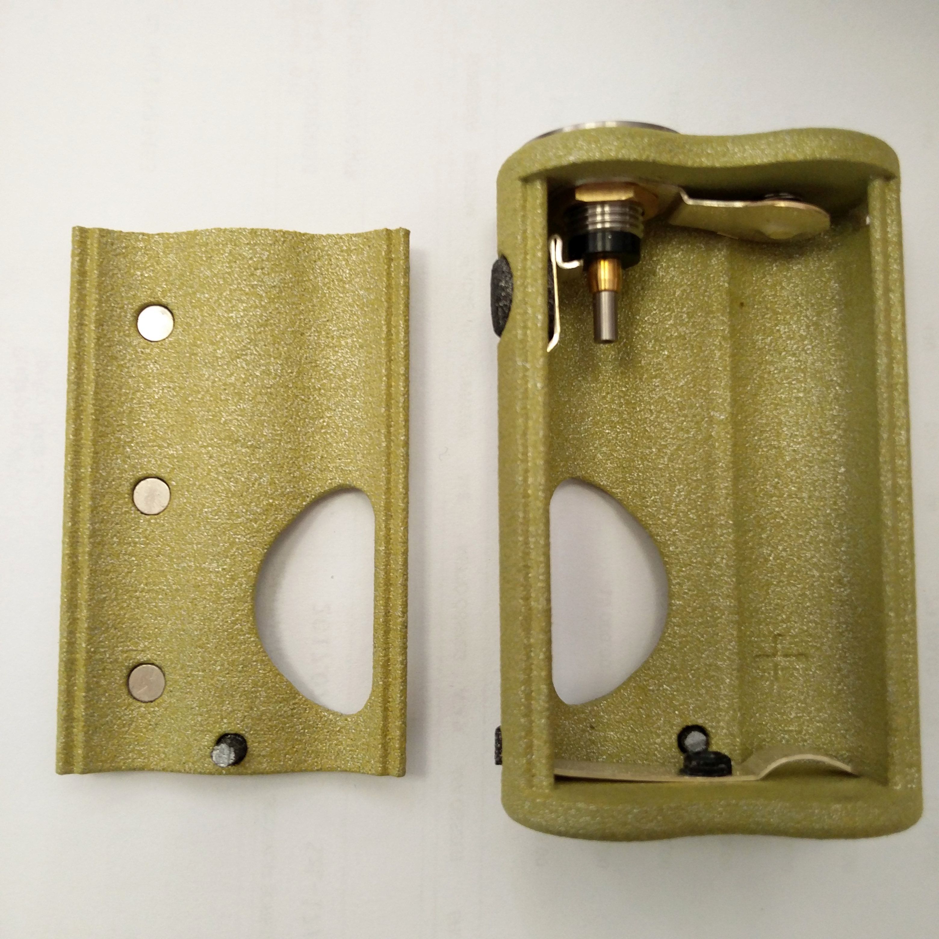 KHW Katzenzunge V1 Box Squonker Moss Green+Black 18650
