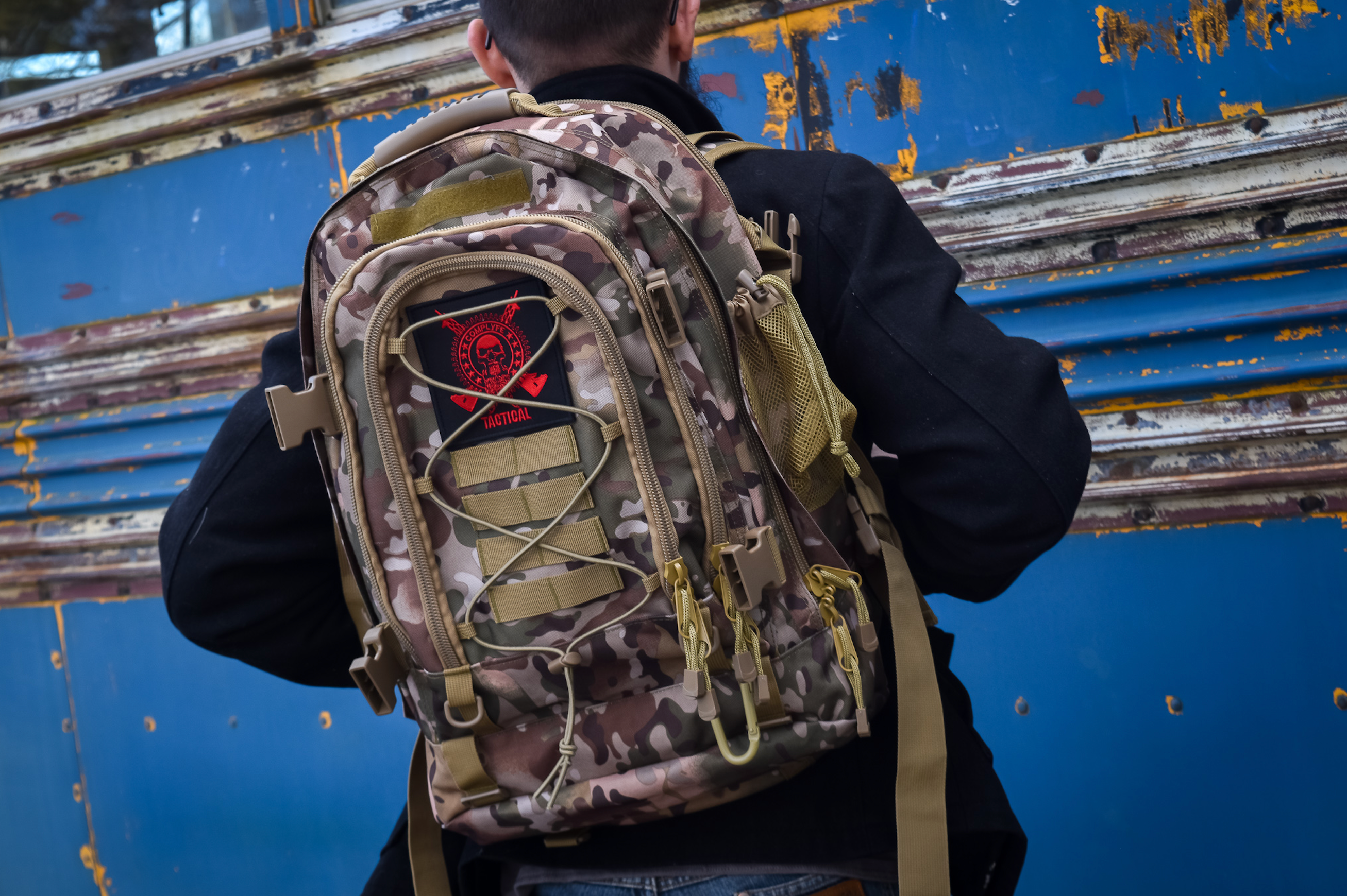 Comp Lyfe Tactical Backpack zaino tan militare