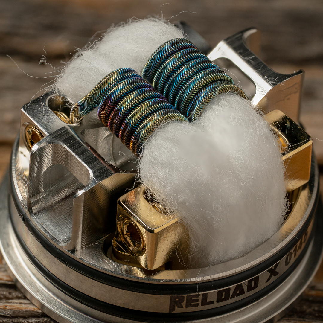 Reload X RDA dripper 24mm dual coil antiperdita