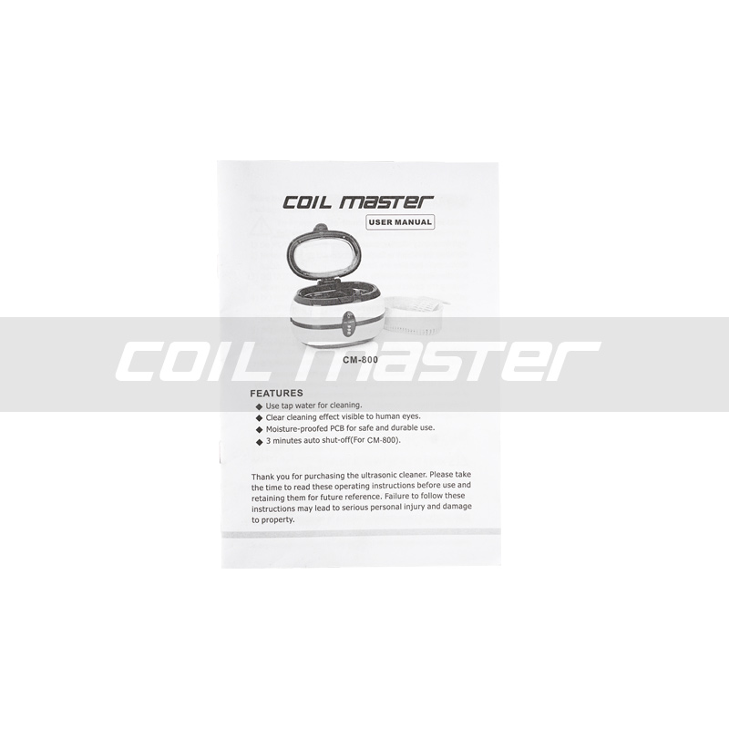 Coil Master Ultrasonic Cleaner pulitore 600 ml