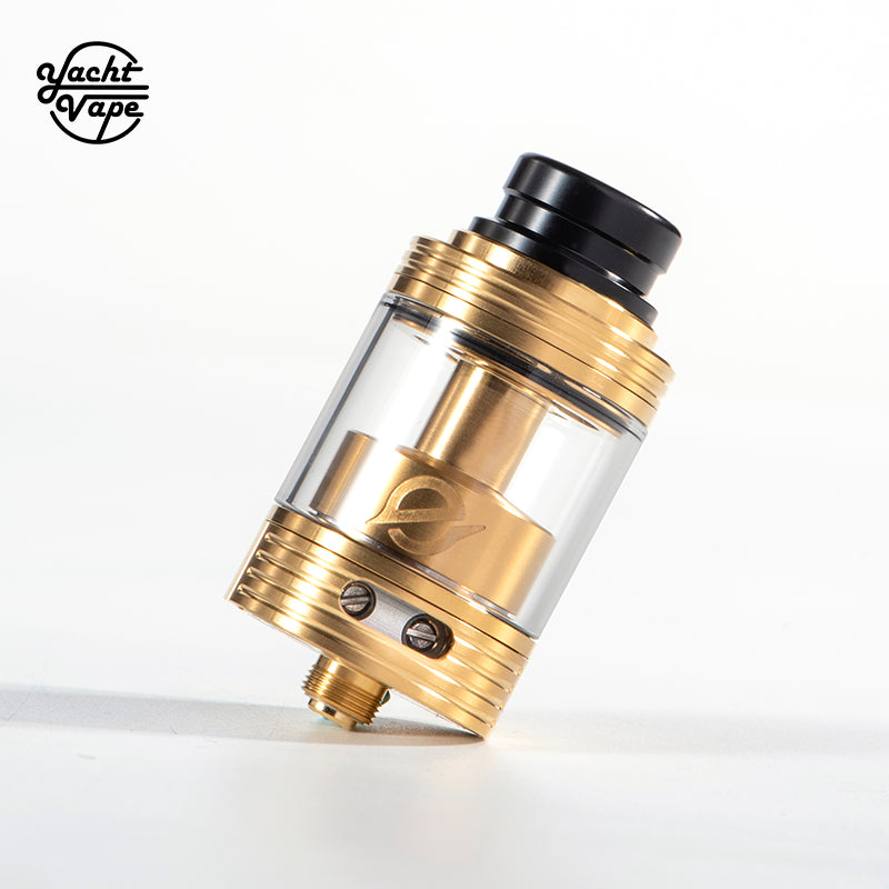Yachtvape Eclipse Dual RTA atomizzatore nero dual coil