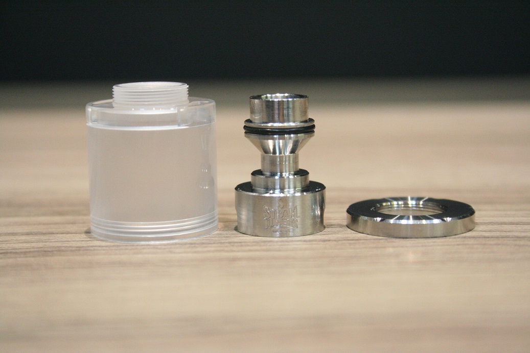 Steam Tuners Dvarw MTL top fill kit tank plexi 22mm