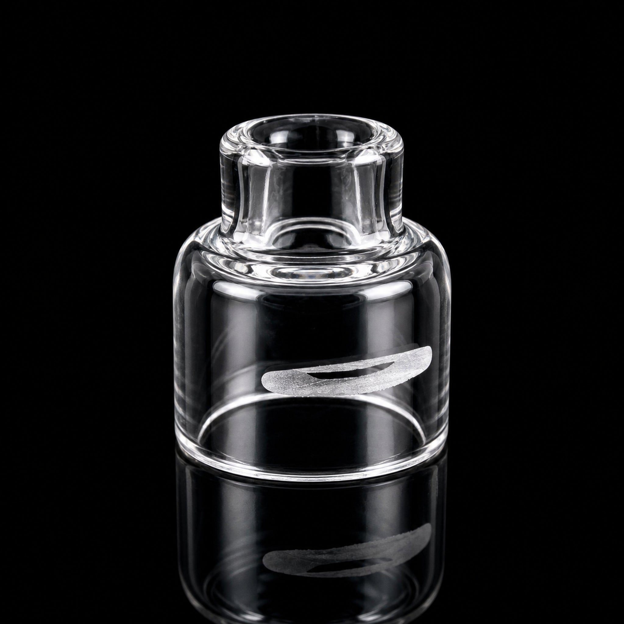 Twisted Messes Trinity Glass Cap 22mm top cap vetro Pyrex