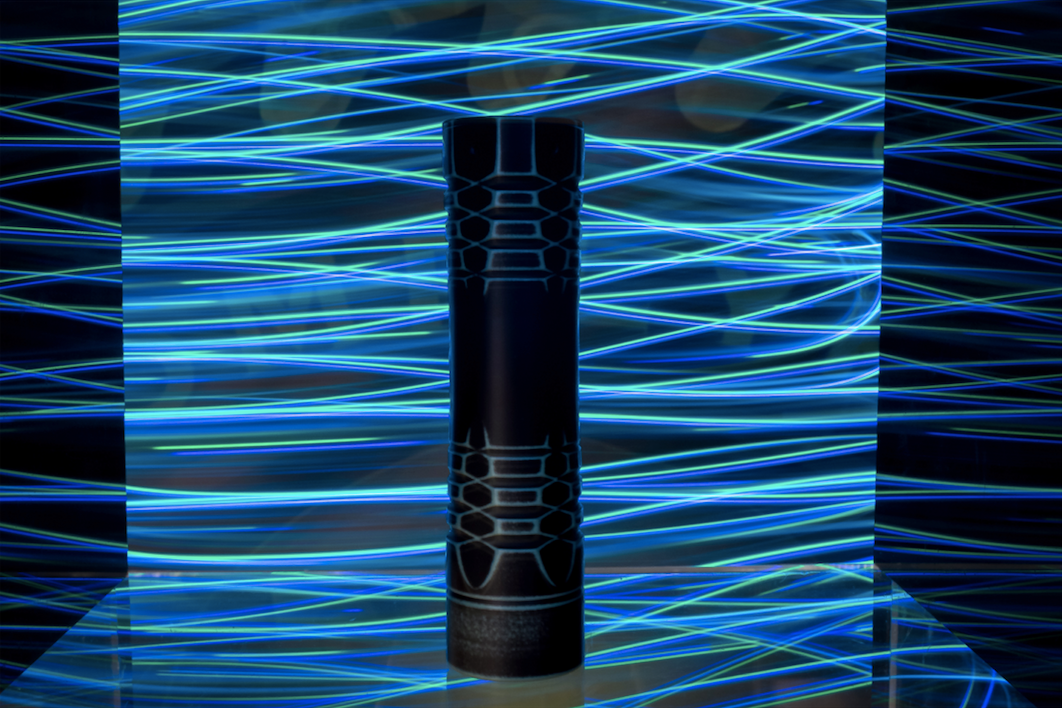 Comp Lyfe Bolt tubo meccanico nero blu 18650 alluminio