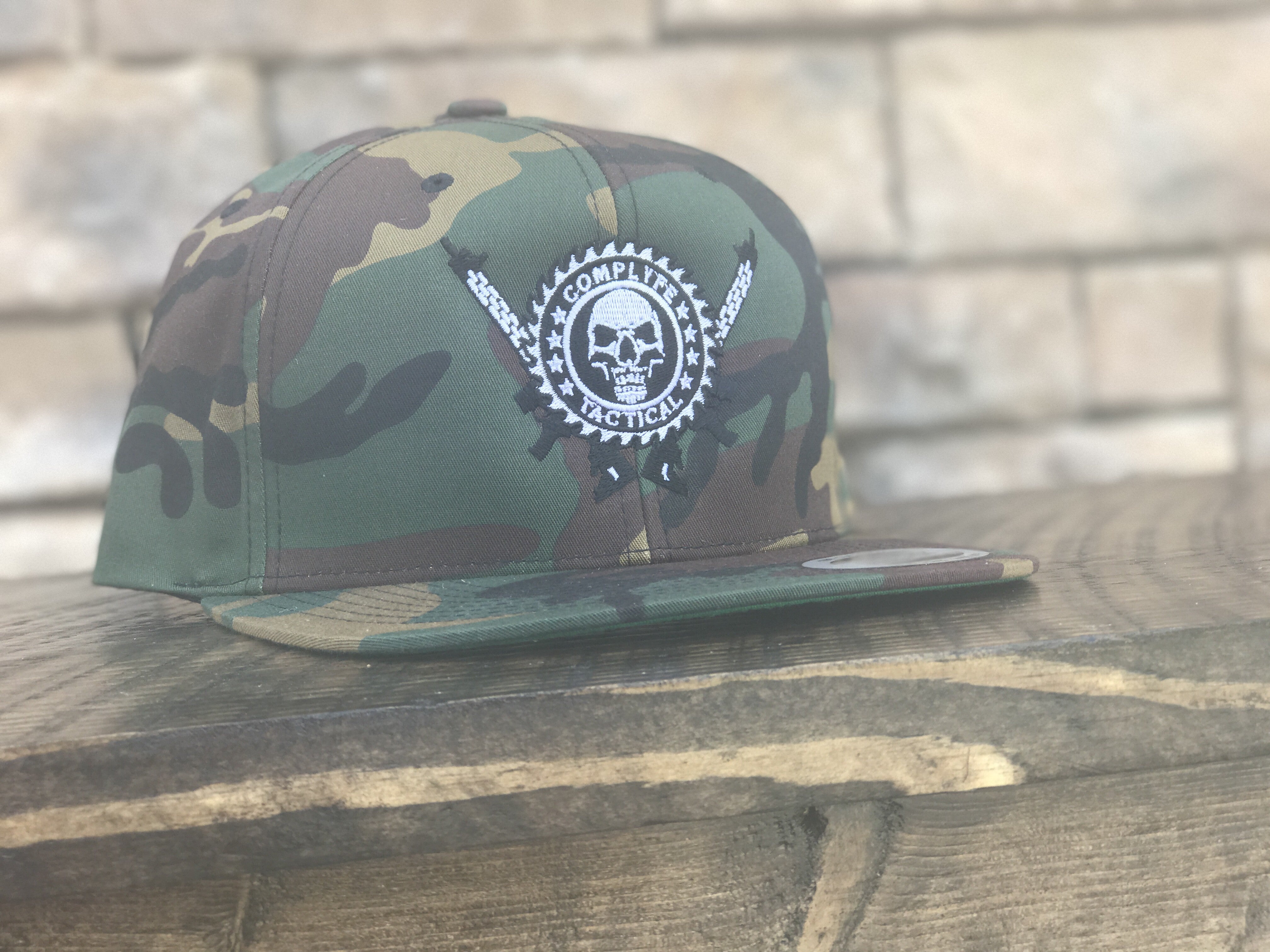 Comp Lyfe CLTAC Camo cappellino snapback visiera nera