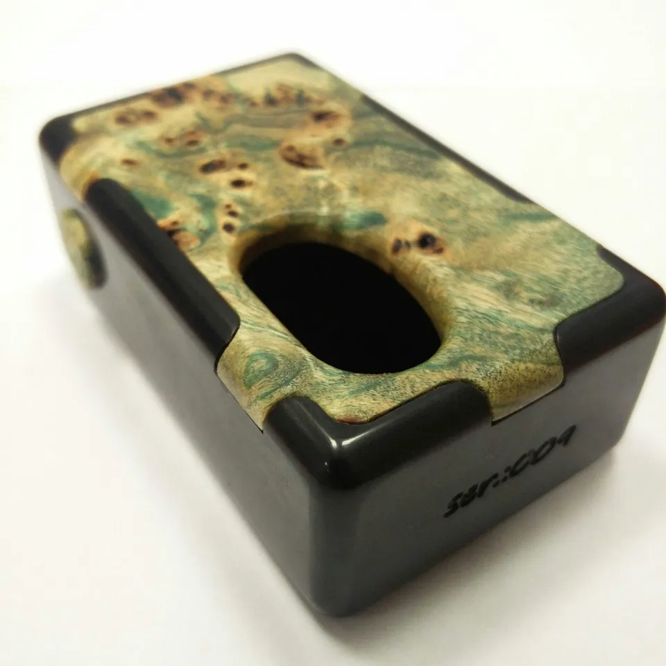 KHW Full Mech Box Mod BF SN009 Delrin Legno