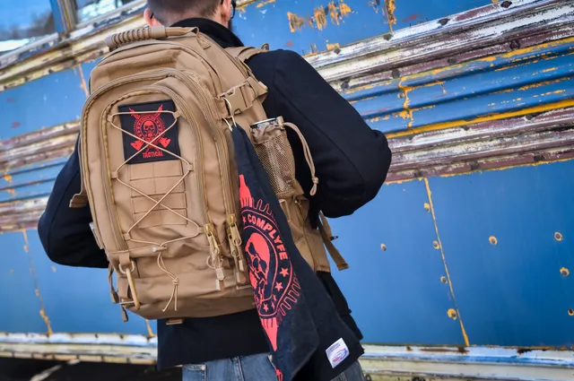 Comp Lyfe Tactical Backpack zaino tan militare