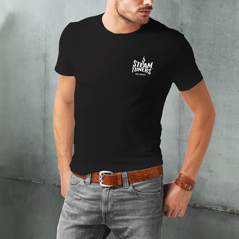 Steam Tuners T-shirt nera cotone 100%