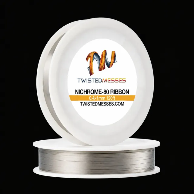 Twisted Messes Nichrome 80 filo ribbon 0.4mm 120ft