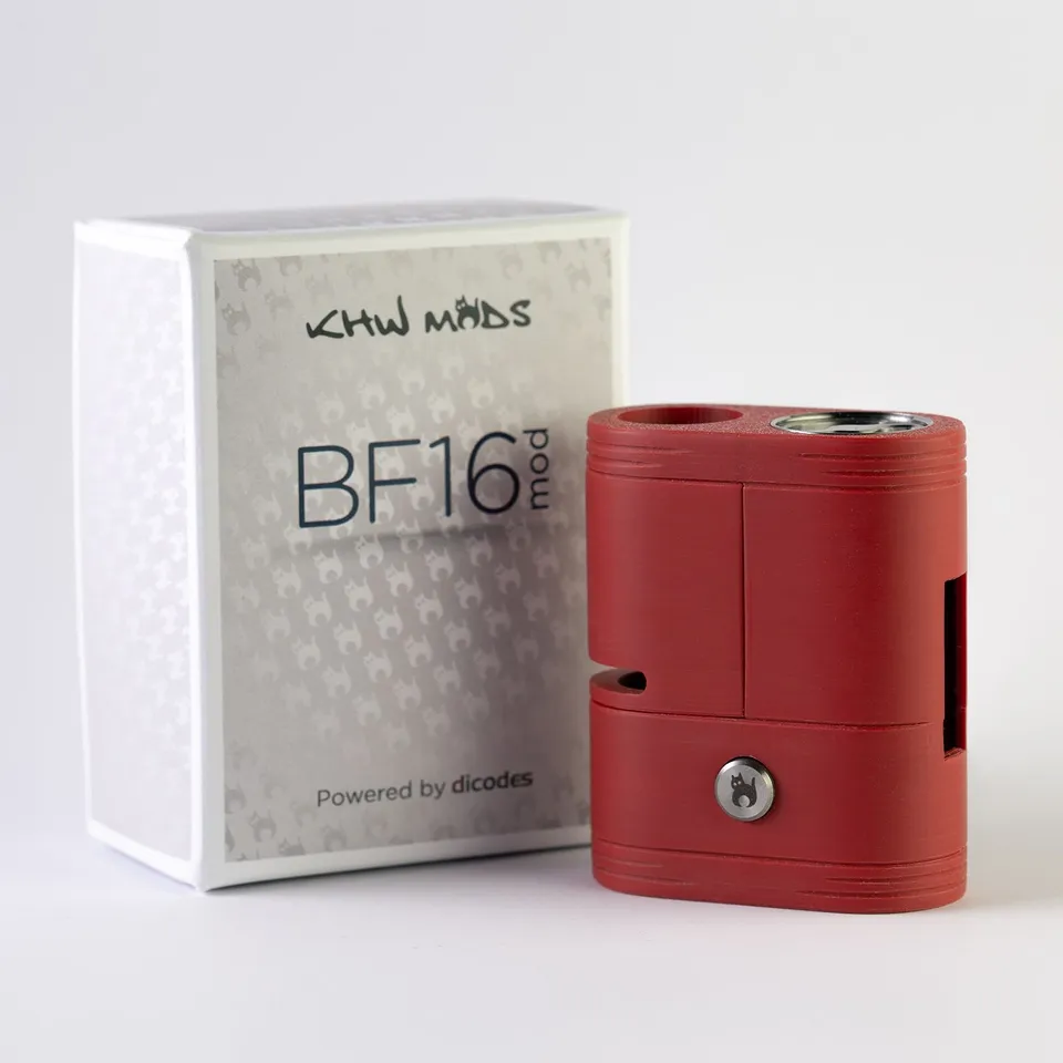 KHW BF16 box mod rossa 18350 16mm