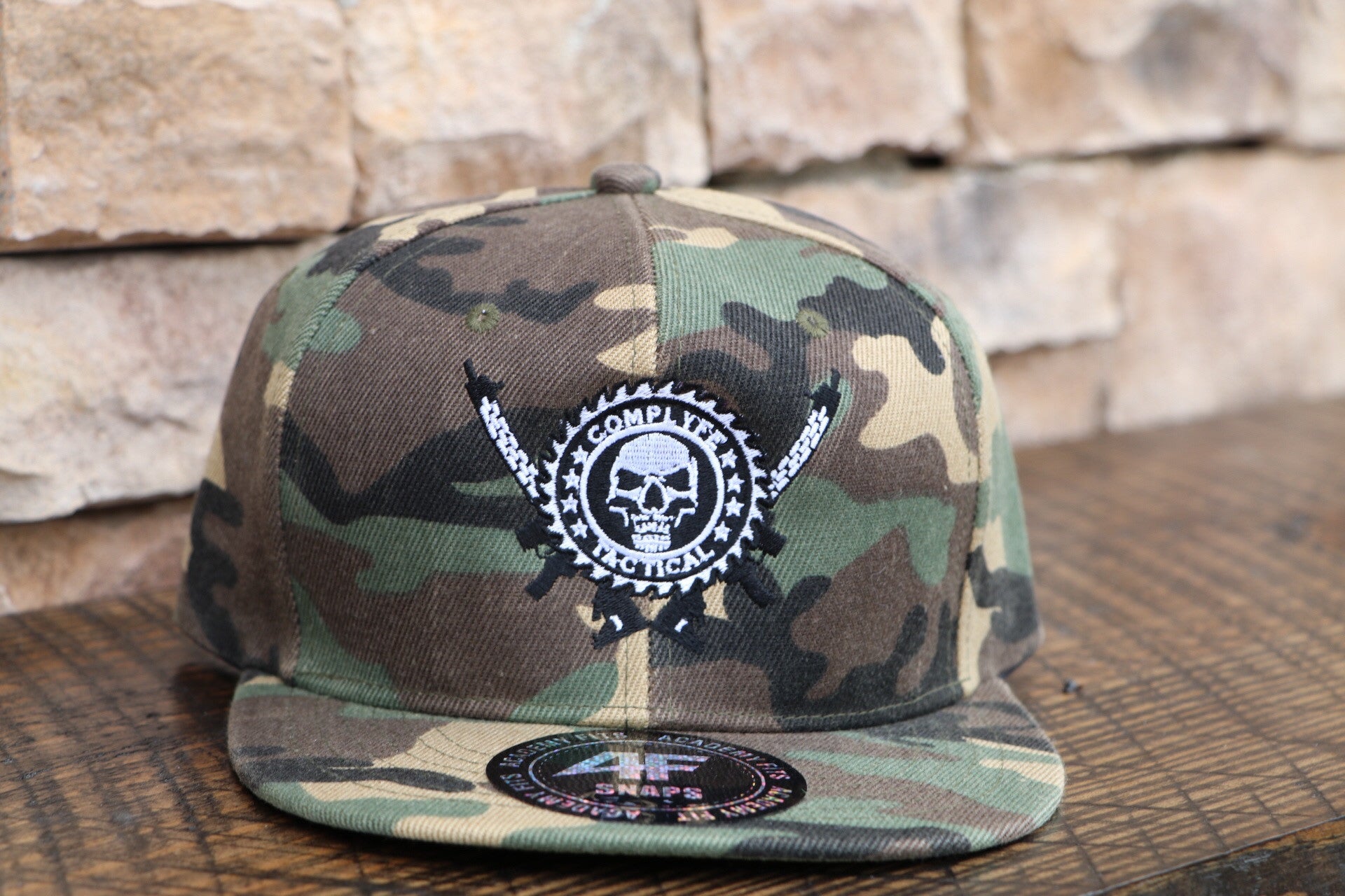 Comp Lyfe CLTAC Camo cappellino snapback visiera nera