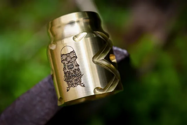 Comp Lyfe Battle Cap X cap ottone Bearded Skull 20mm
