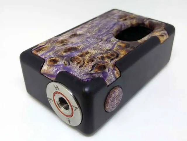 KHW Full Mech SN013 box mod delrin burl 18650