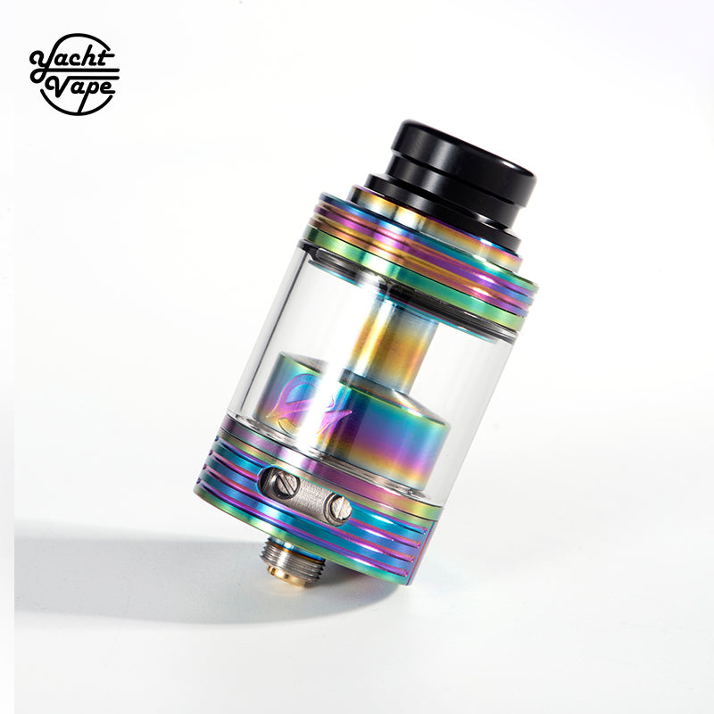 Yachtvape Eclipse Dual RTA atomizzatore nero dual coil