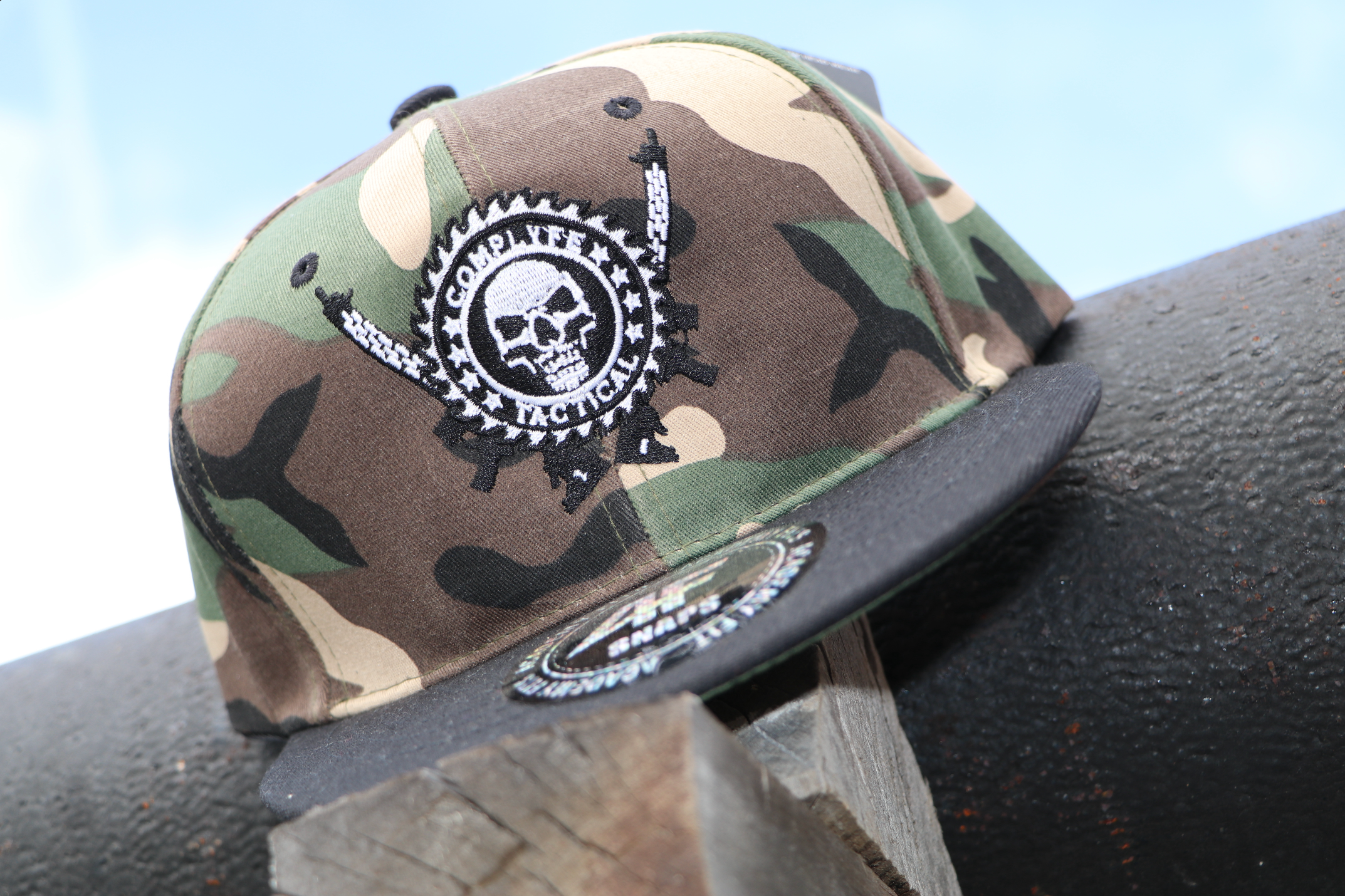 Comp Lyfe CLTAC Camo cappellino snapback visiera nera