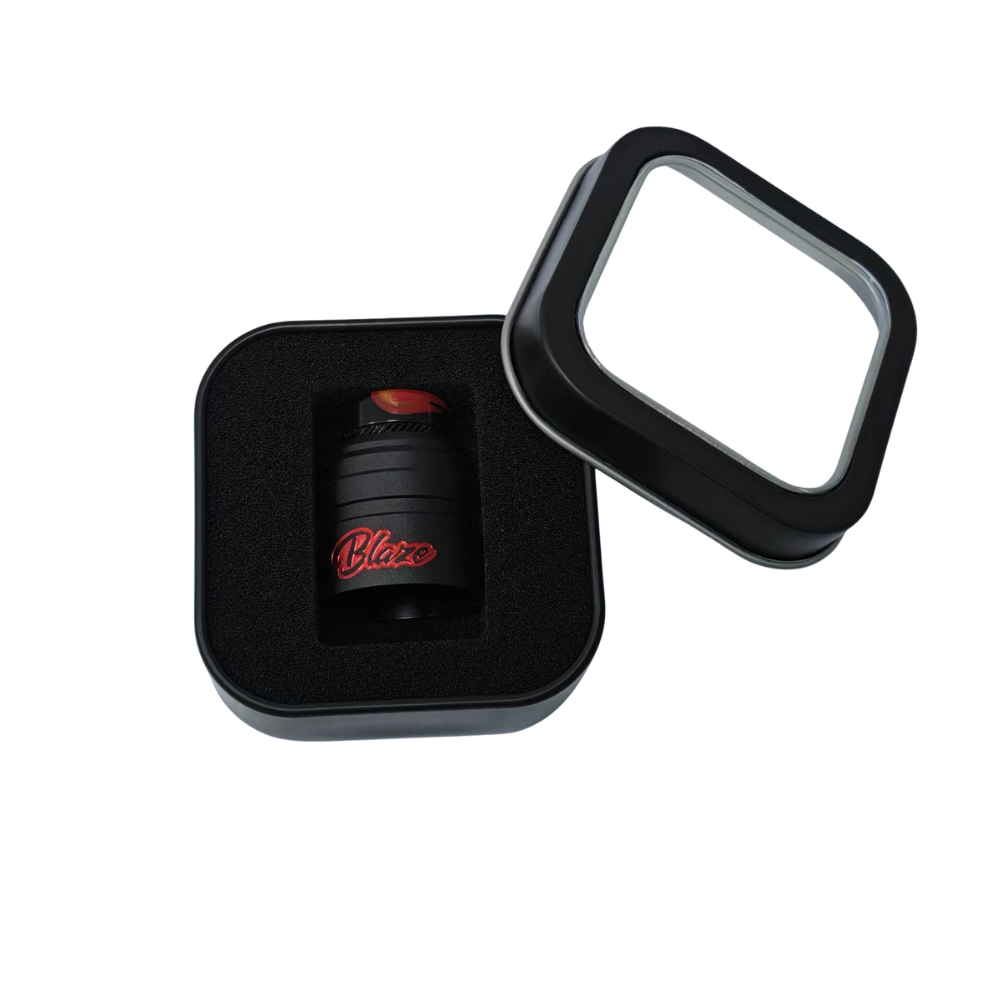 Thunderhead Blaze Solo RDA top cap alluminio oro nero