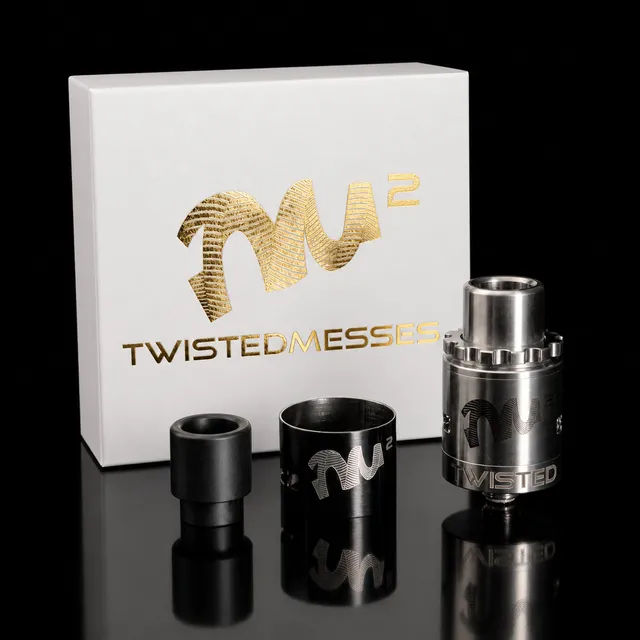 Twisted Messes Squared RDA2 atomizzatore 22mm dual coil