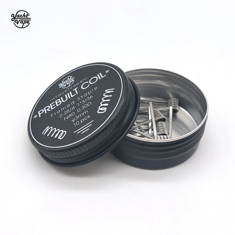 Yachtvape Framed Staple coil Ni80 0.3ohm 10 pezzi
