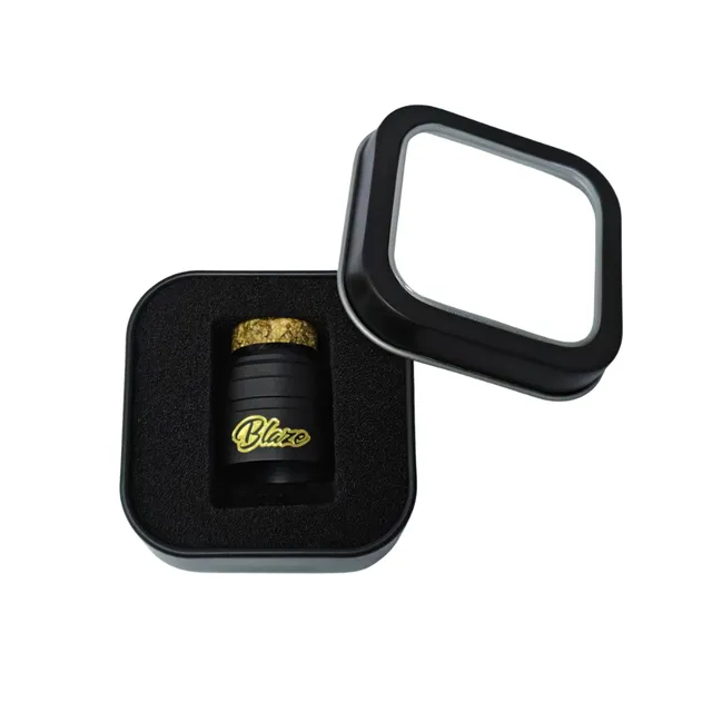 Thunderhead Blaze Solo RDA top cap alluminio oro nero
