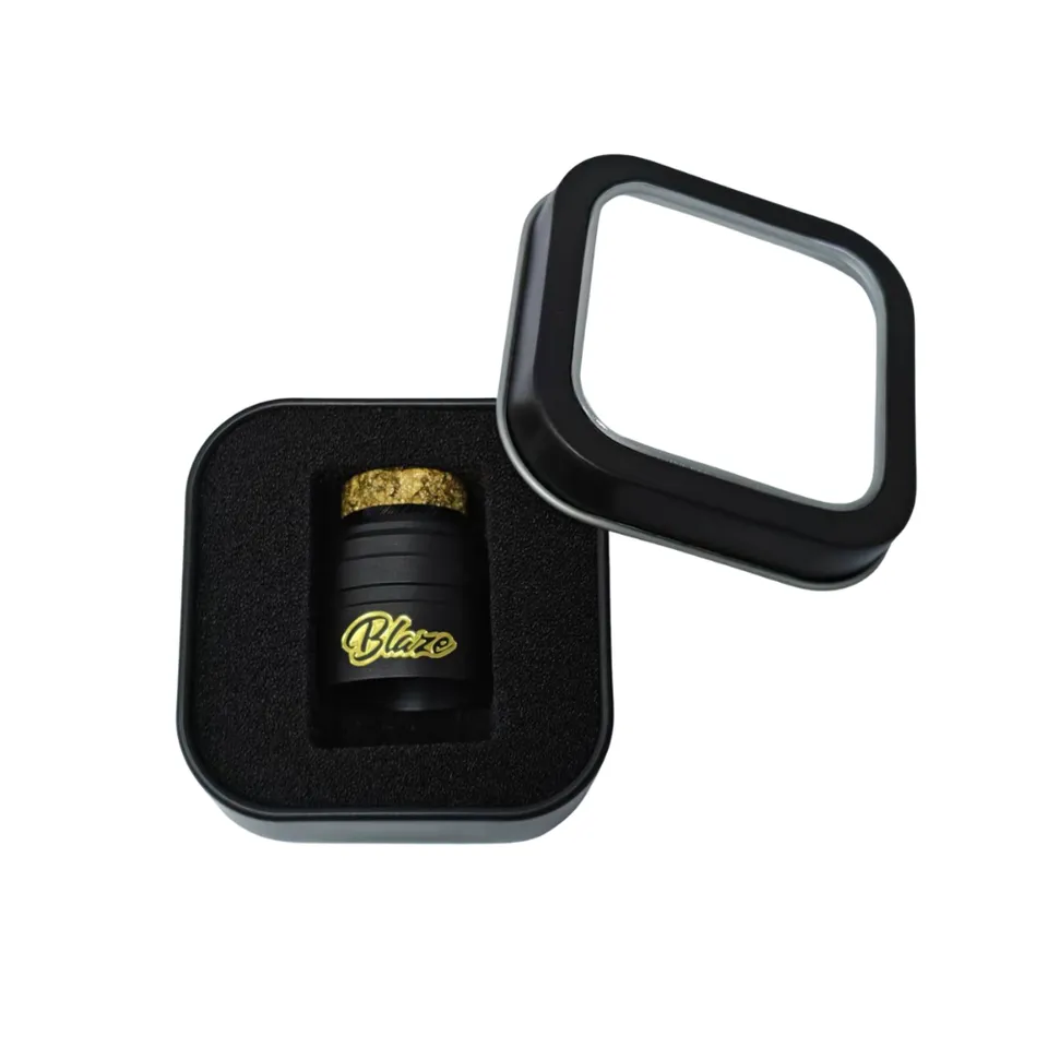 Thunderhead Blaze Solo RDA top cap alluminio oro nero