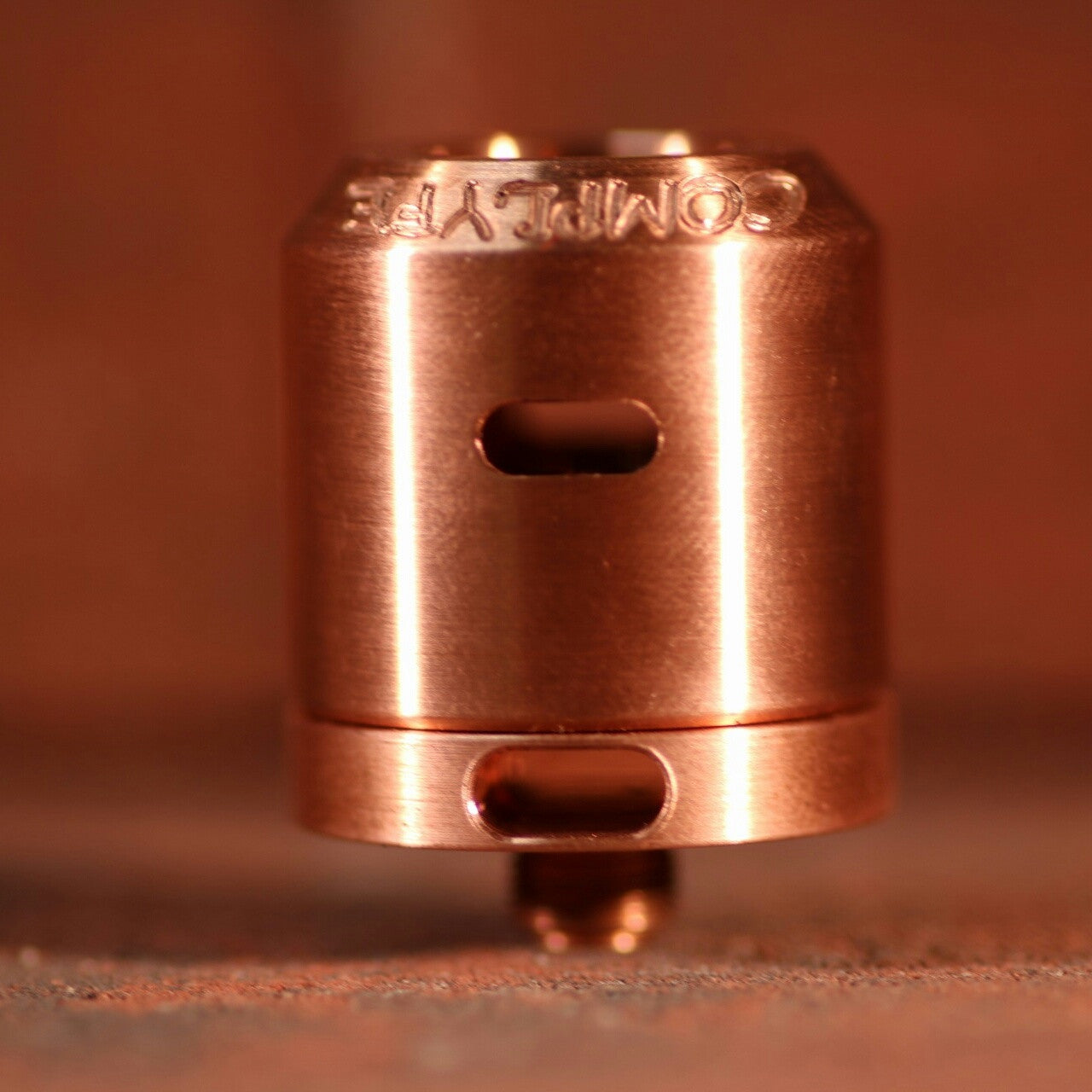 Comp Lyfe Mini Cap 24 cap 24mm Gold Plated Knurled
