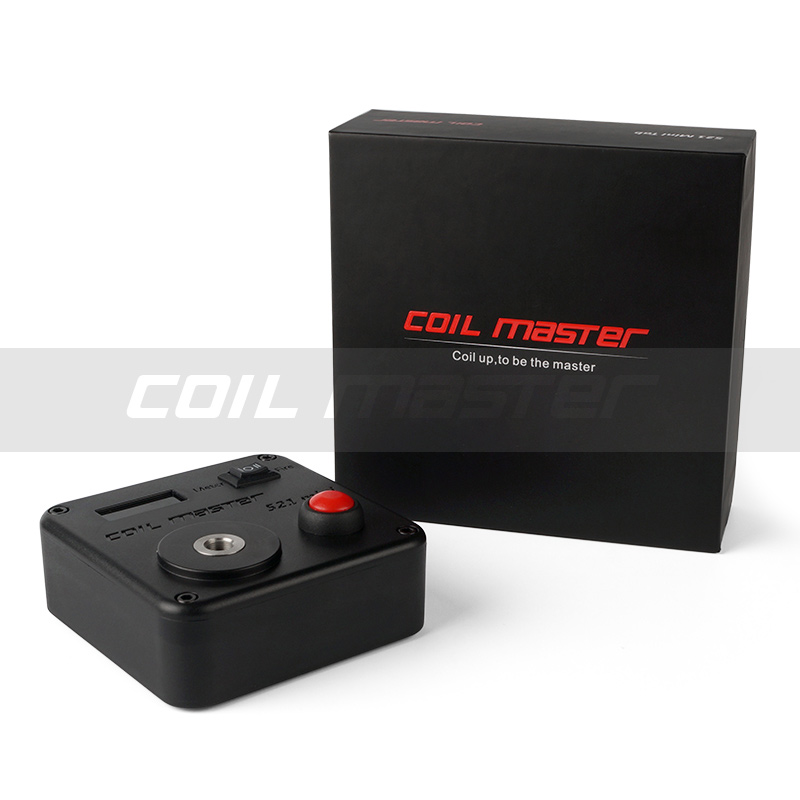 Coil Master 521 Mini Tab ohmmetro 18650 deck