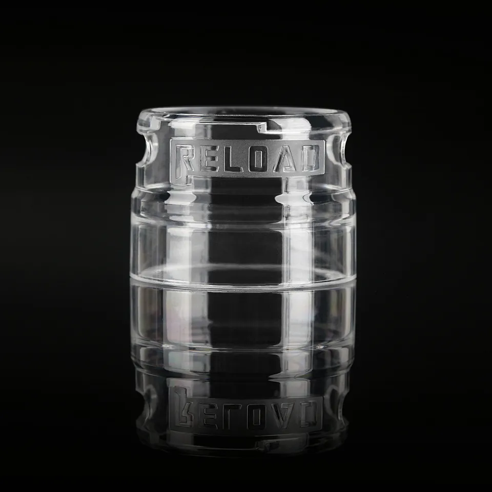 Reload Spectrum S cap ricambio RDA PCTG trasparente