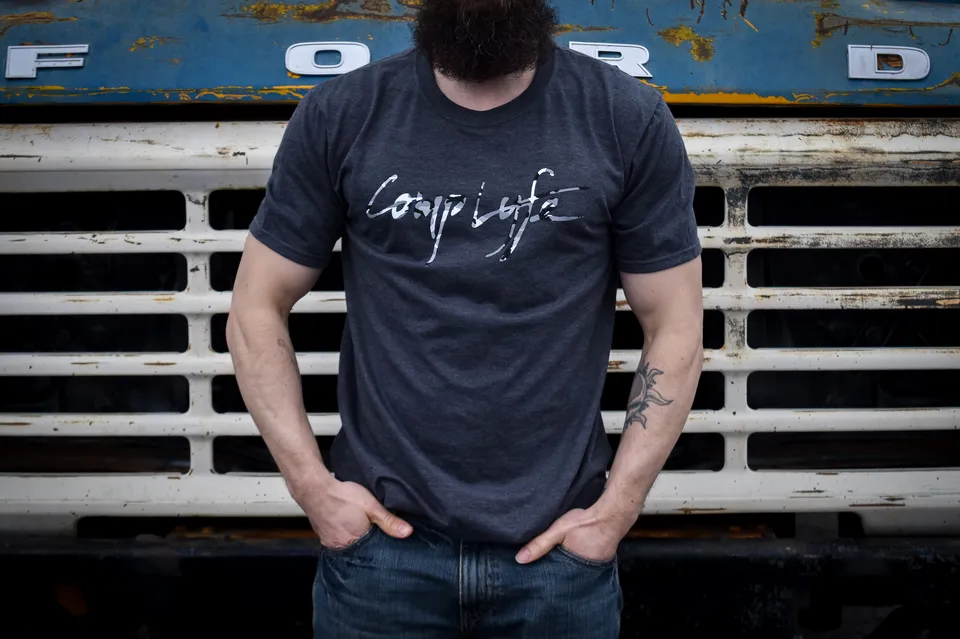 Comp Lyfe Sawblade Camo t-shirt grigia S cotone