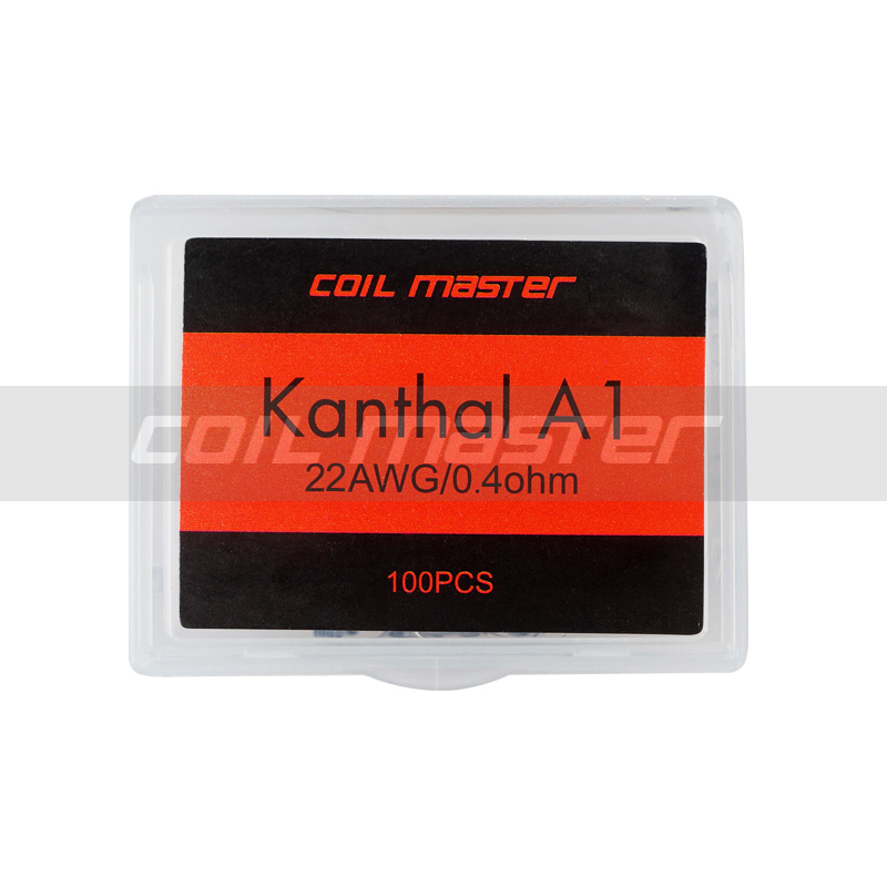 Coil Master Pre-built A1 Coil resistenze 100 pezzi 0,4 ohm