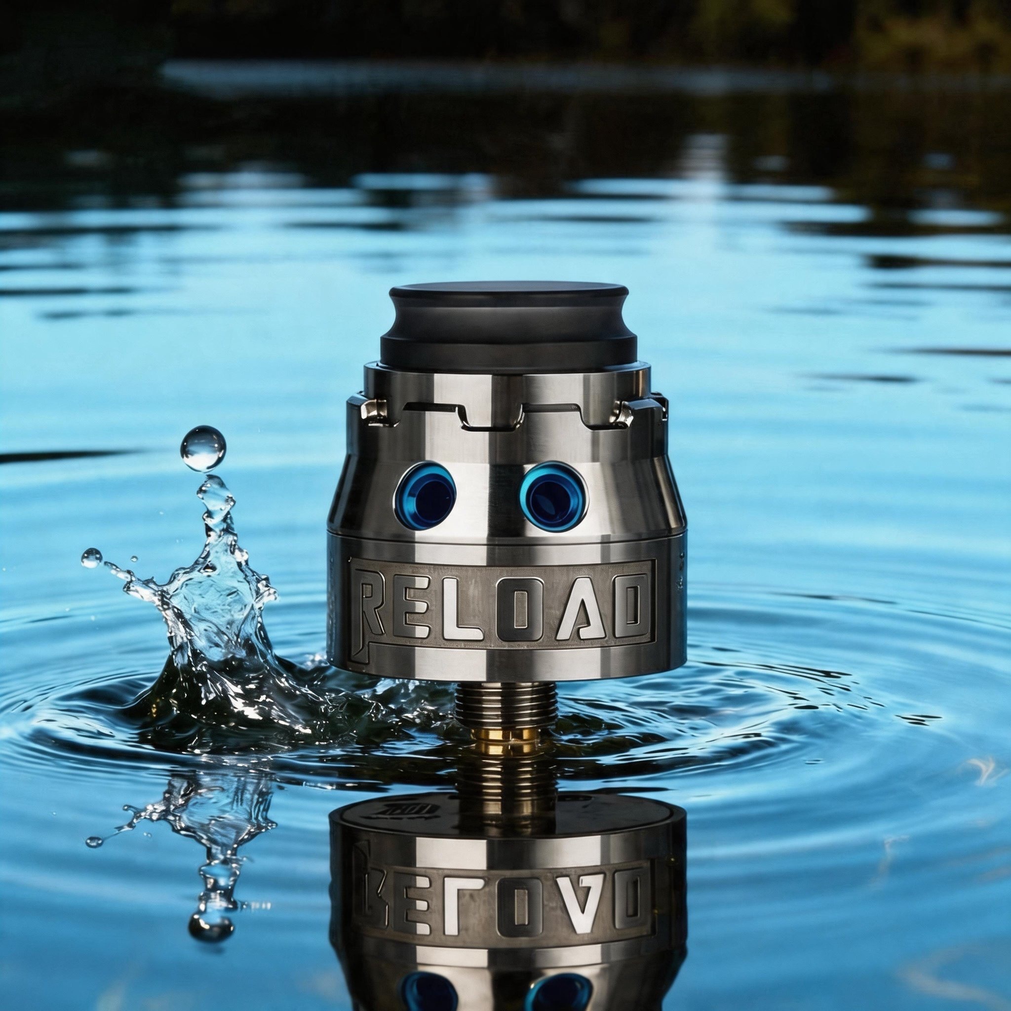 Reload Draco RDA Dripper 24mm Deck Postless Pin Blu