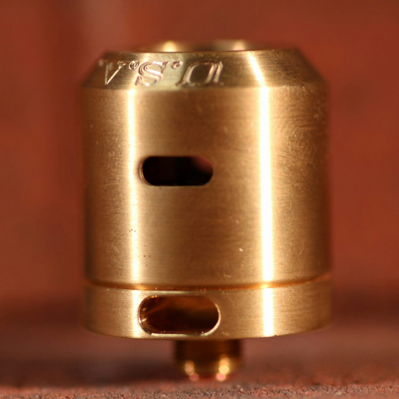 Comp Lyfe Mini Cap 24 cap 24mm Gold Plated Knurled