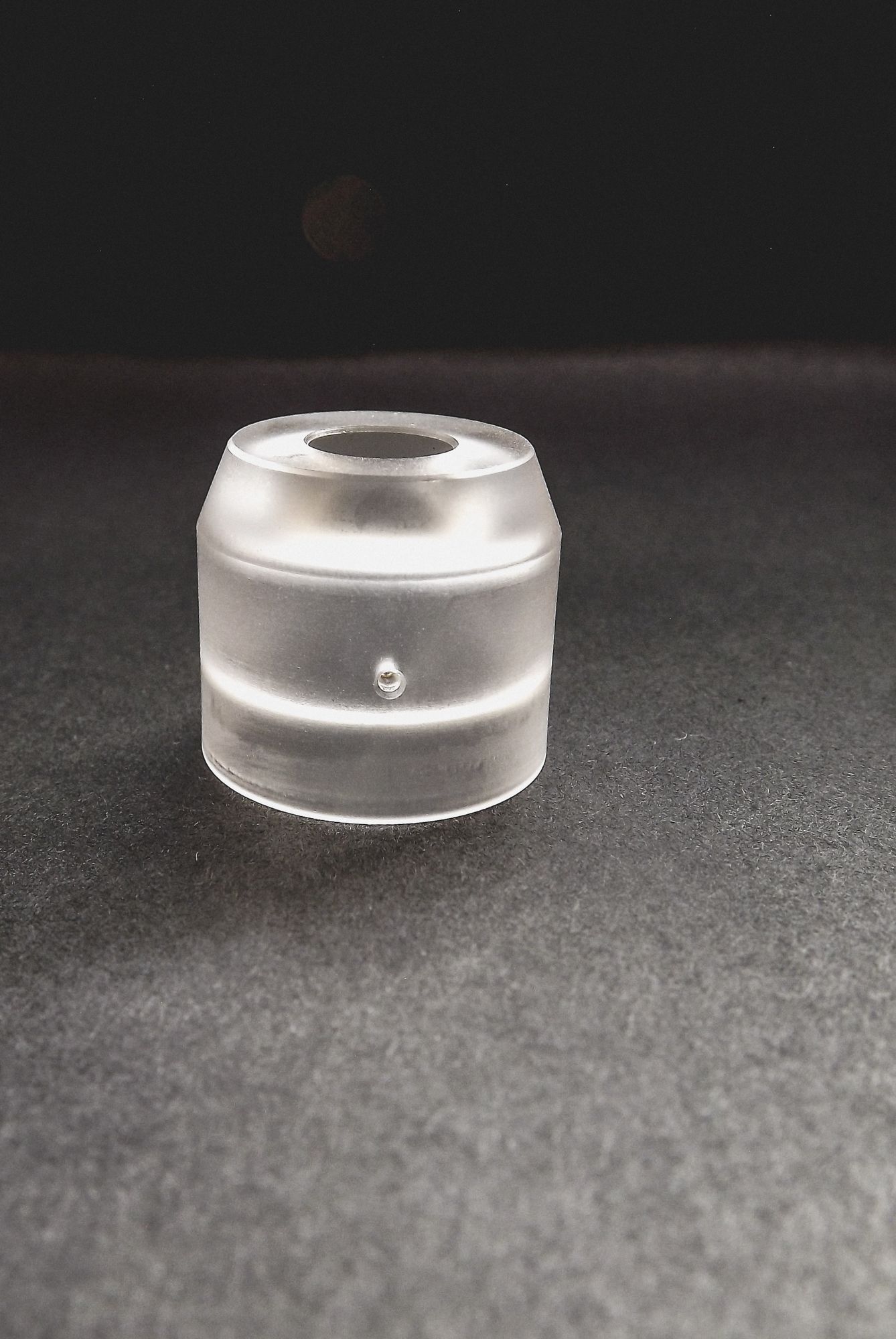 KHW Mods Pelso V3 cap trasparente RDA foro 1,2 mm