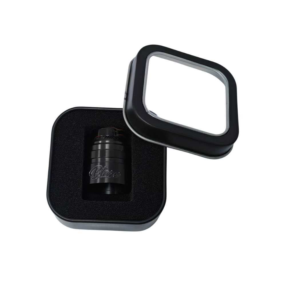 Thunderhead Blaze Solo RDA top cap alluminio oro nero