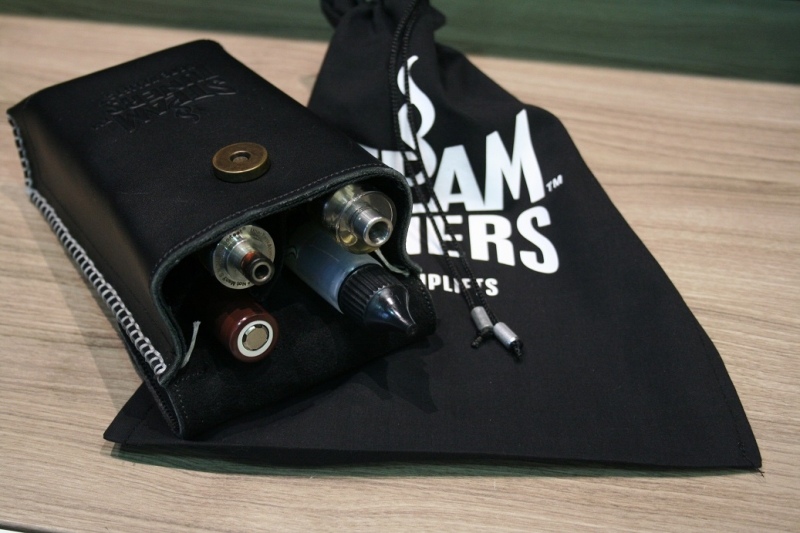 Steam Tuners Leather Carrying Case custodia pelle 16,5cm