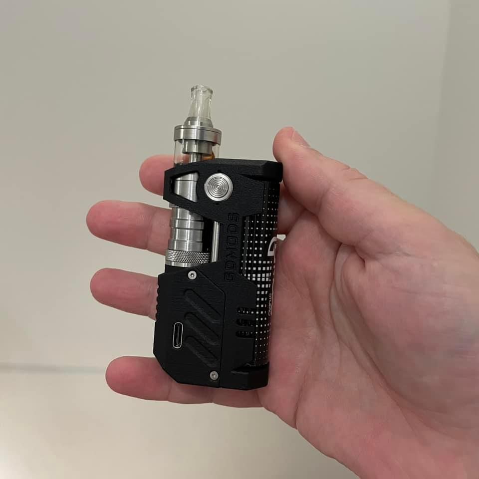 KHW Gecko box mod 18650 YiHi 17,5mm laterale