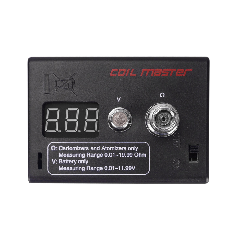 Coil Master Ohm Meter ohmmetro digitale 0,01-9,99ohm