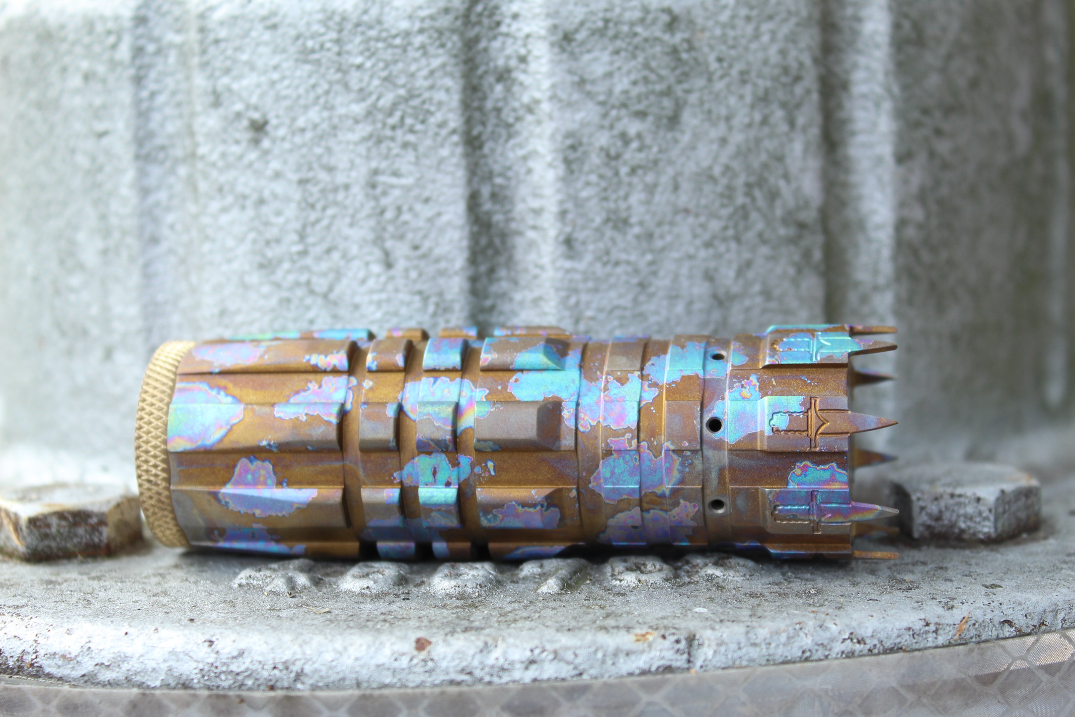 Comp Lyfe Predator tubo meccanico 21700 titanio dagger