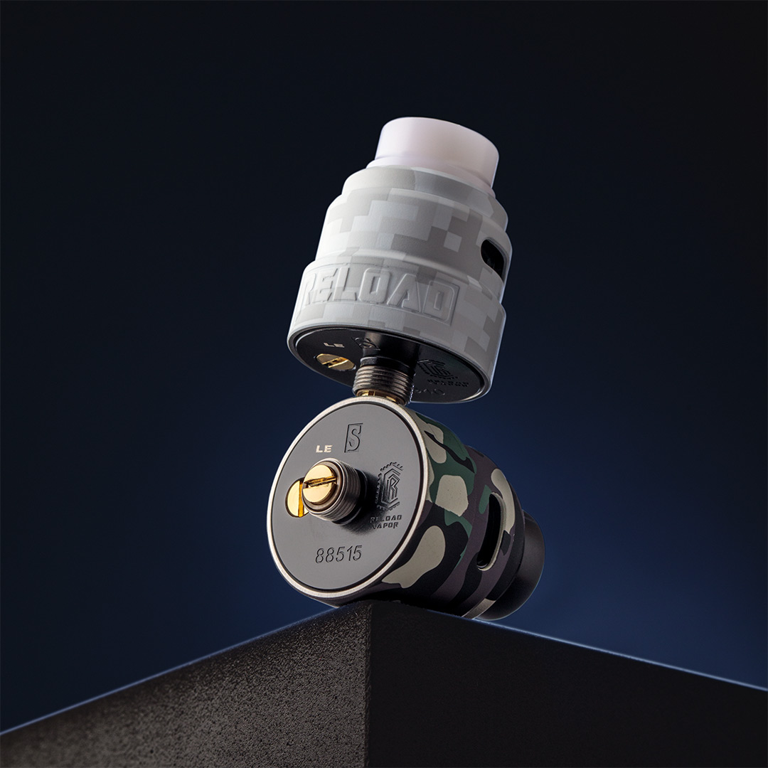 Reload Vapor USA S RDA dripper 24mm Digital White