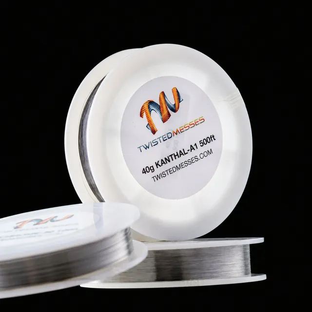 Twisted Messes Kanthal A1 filo resistivo 40GA 500ft rotondo