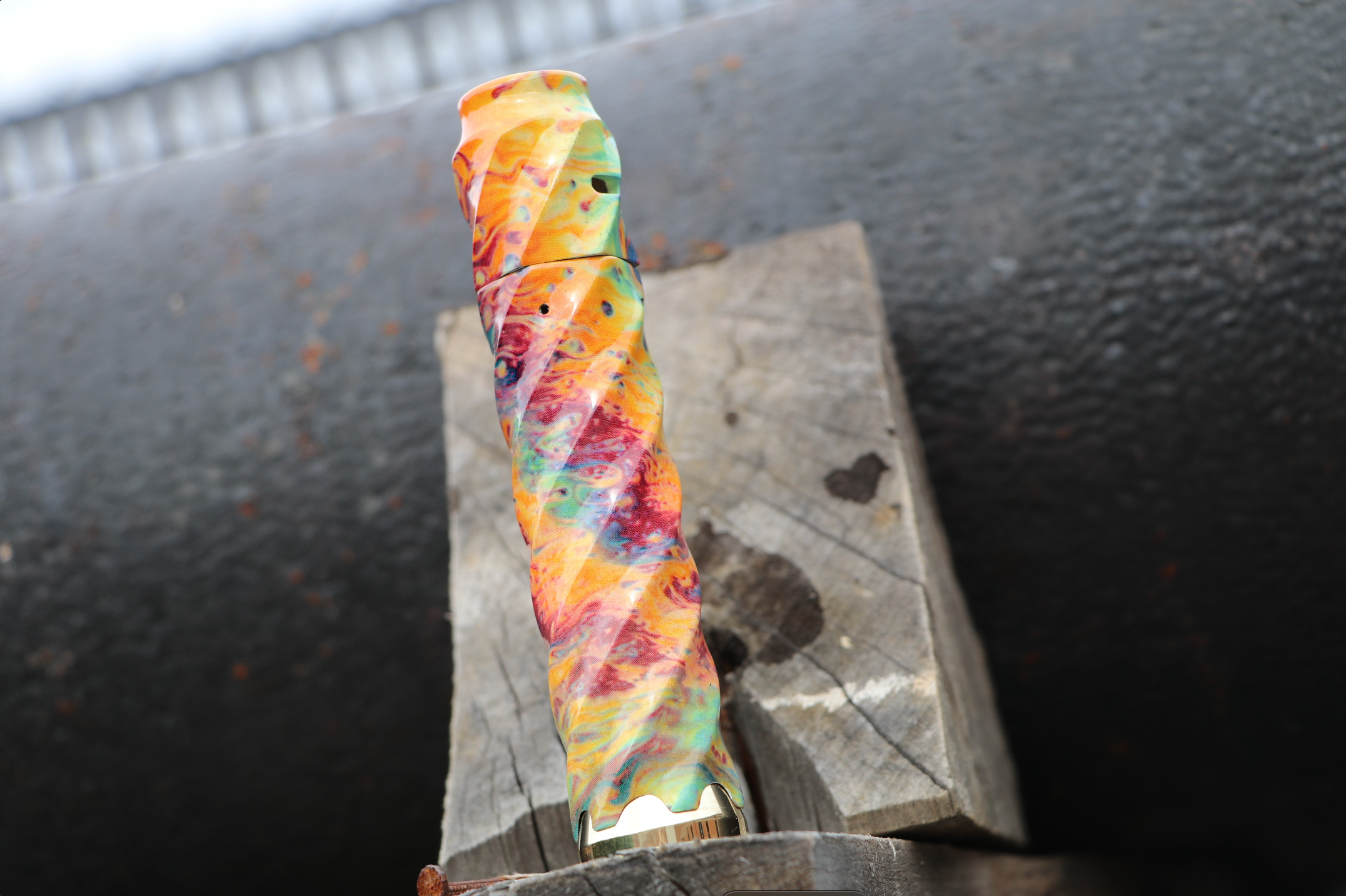 Comp Lyfe Vortex tubo meccanico Zombie Edition 18650 ottone