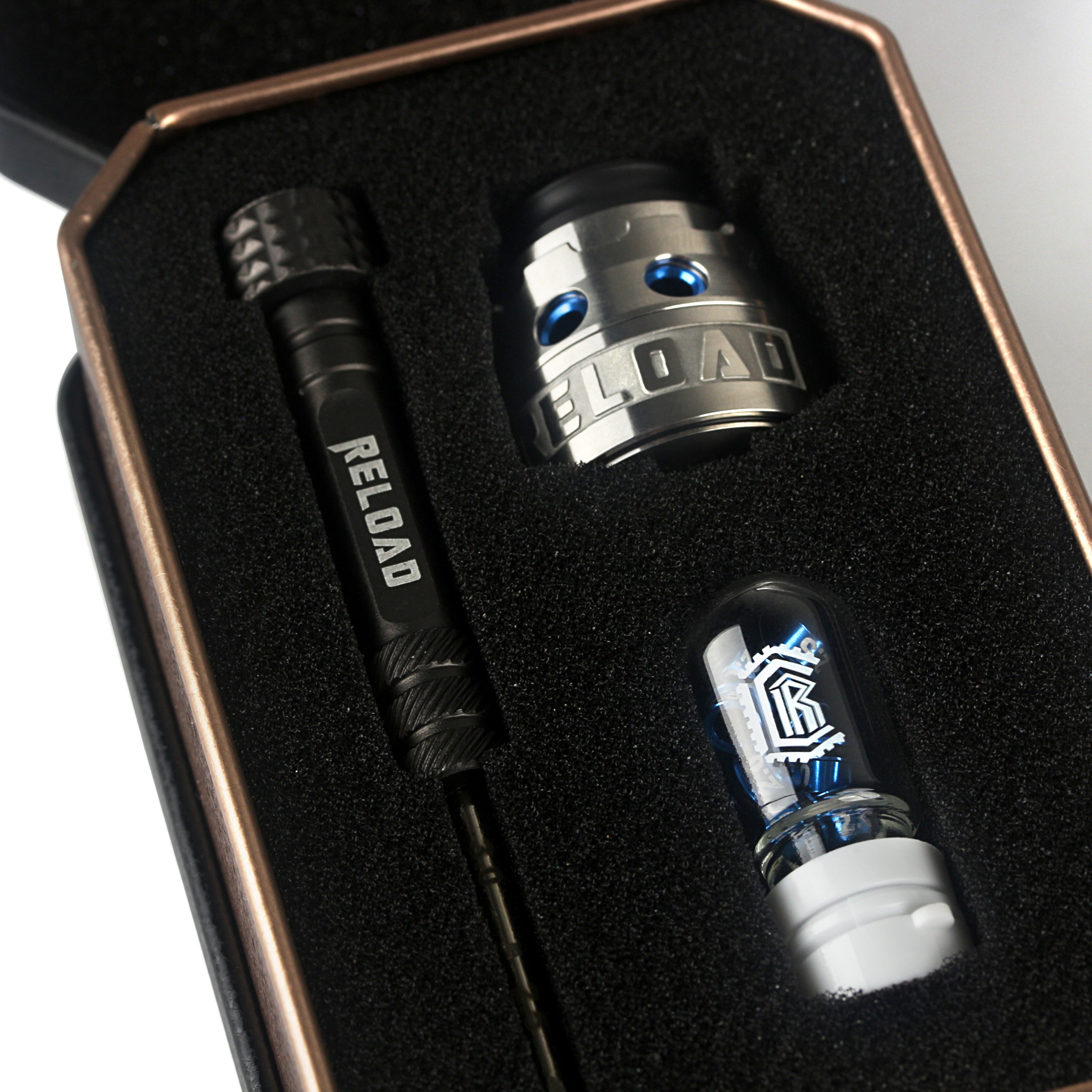 Reload Draco RDA Dripper 24mm Deck Postless Pin Blu