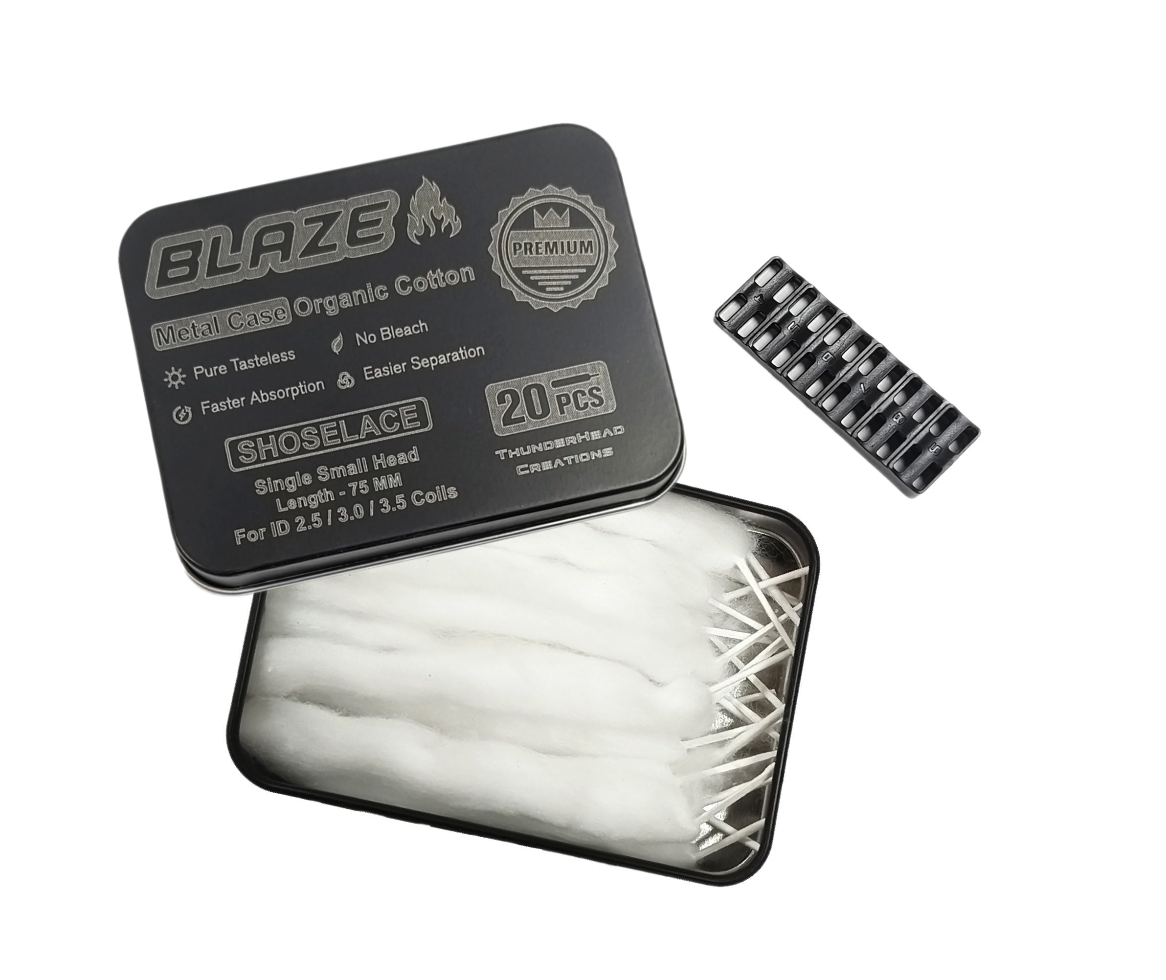 Thunderhead Blaze Shoelaces cotone testina piccola