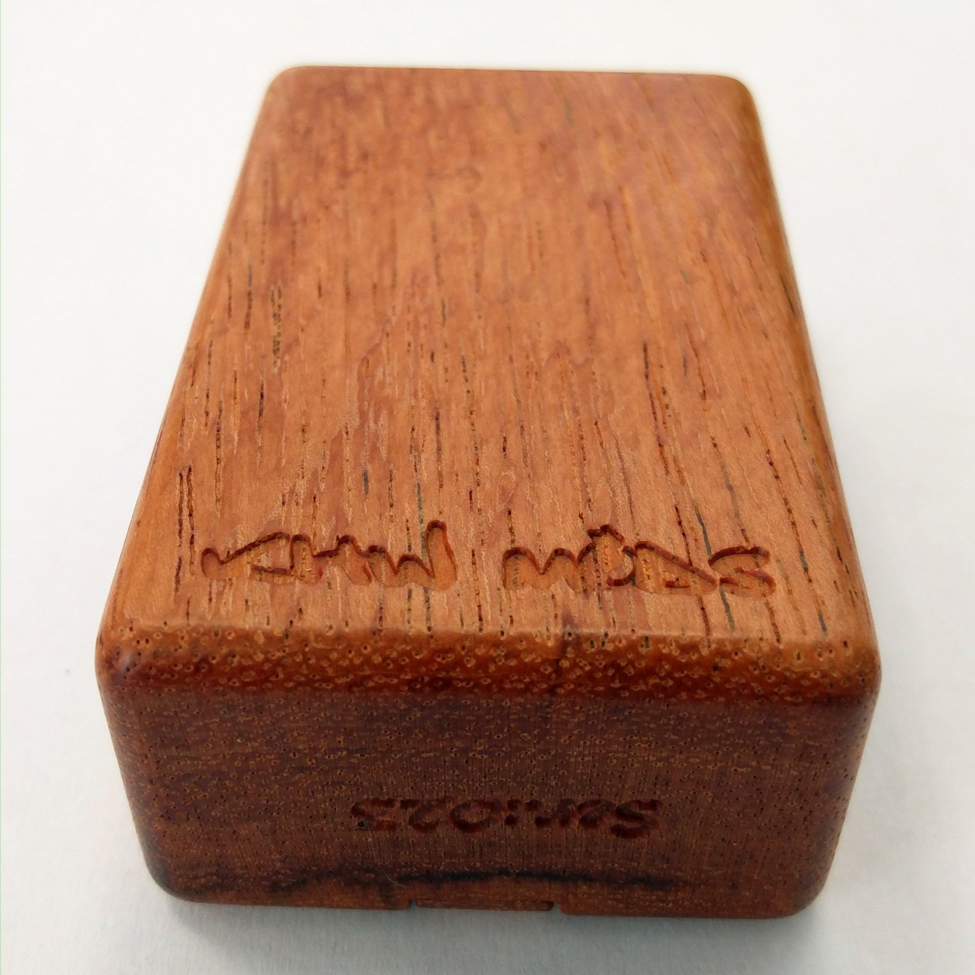 KHW Minifet box mod legno bubinga oro