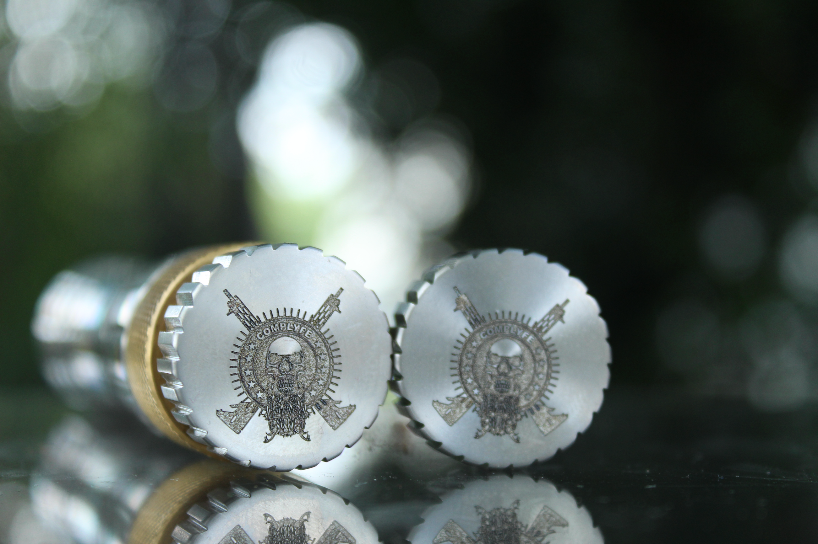 Comp Lyfe Comp Button pulsante ottone Full Housing