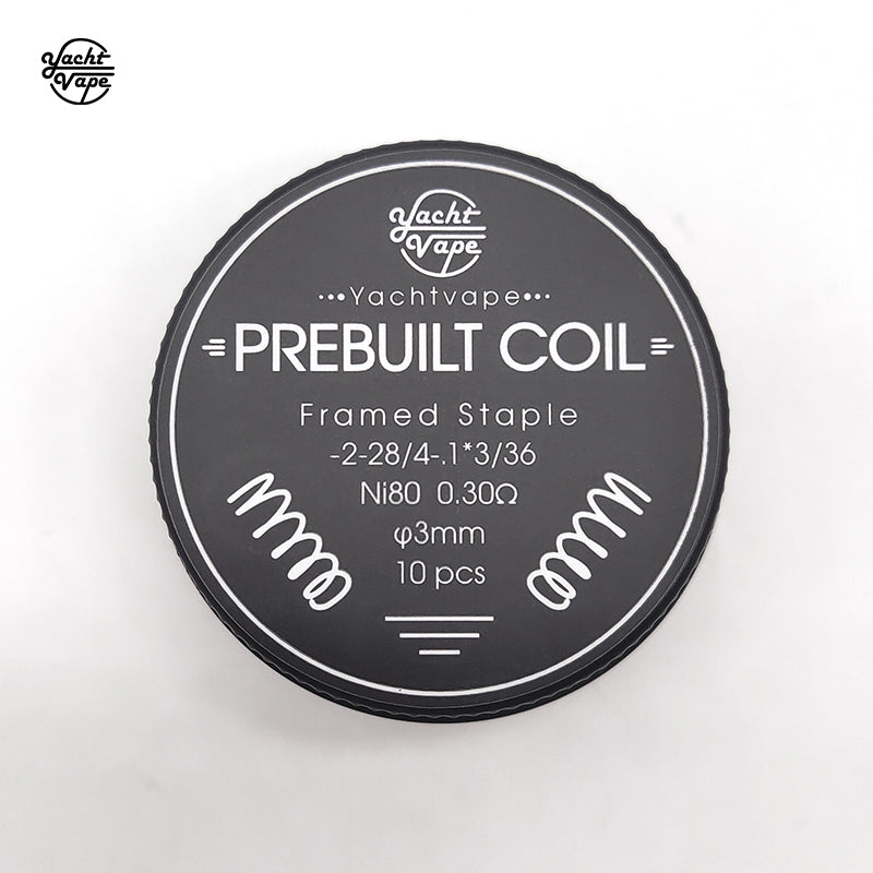 Yachtvape Framed Staple coil Ni80 0.3ohm 10 pezzi