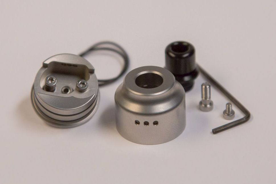 Jorda B RDA 22mm atomizzatore dripper MTL acciaio