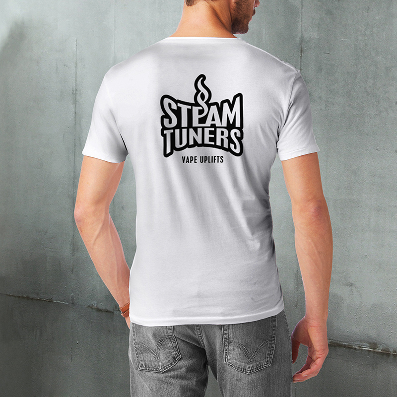 Steam Tuners T-shirt White maglietta cotone bianca